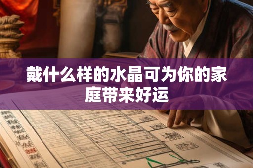戴什么样的水晶可为你的家庭带来好运