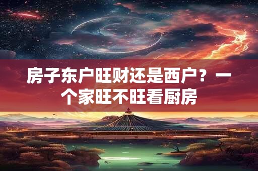 房子东户旺财还是西户？一个家旺不旺看厨房
