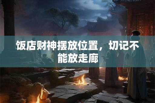详细阅读:饭店财神摆放位置,切记不能放走廊 饭店财神摆放位置,切记不能放走廊