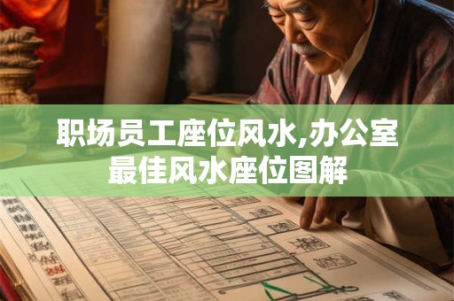 职场员工座位风水,办公室最佳风水座位图解