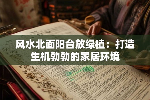 风水北面阳台放绿植：打造生机勃勃的家居环境