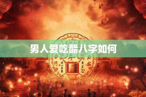 男人爱吃醋八字如何