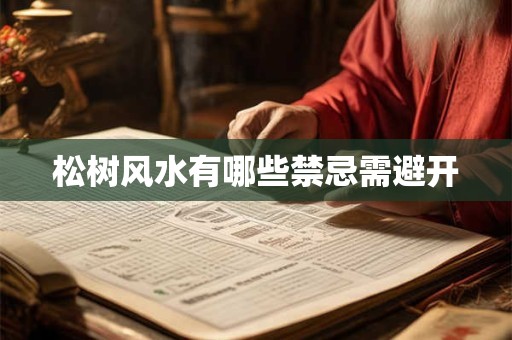 松树风水有哪些禁忌需避开