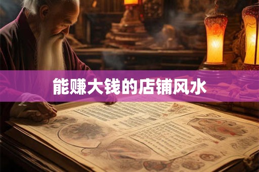 能赚大钱的店铺风水