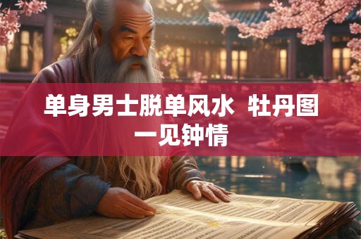 单身男士脱单风水  牡丹图一见钟情