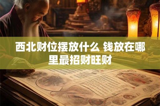 西北财位摆放什么 钱放在哪里最招财旺财