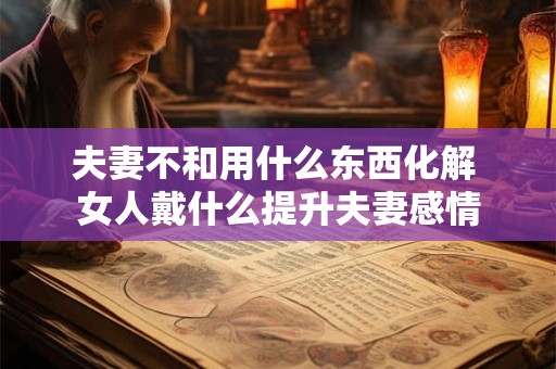 夫妻不和用什么东西化解 女人戴什么提升夫妻感情
