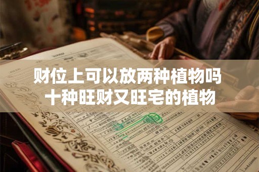 财位上可以放两种植物吗 十种旺财又旺宅的植物