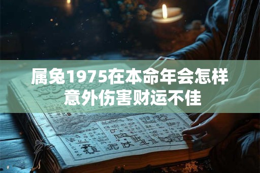 属兔1975在本命年会怎样 意外伤害财运不佳