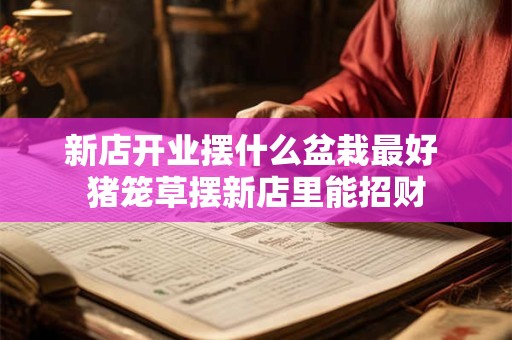 新店开业摆什么盆栽最好 猪笼草摆新店里能招财