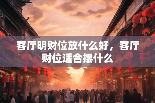 客厅明财位放什么好，客厅财位适合摆什么