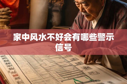 家中风水不好会有哪些警示信号