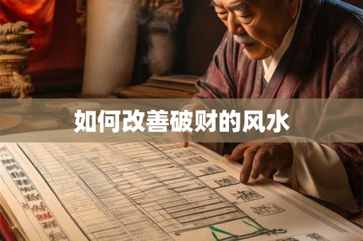 如何改善破财的风水