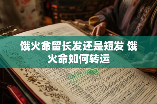 饿火命留长发还是短发 饿火命如何转运