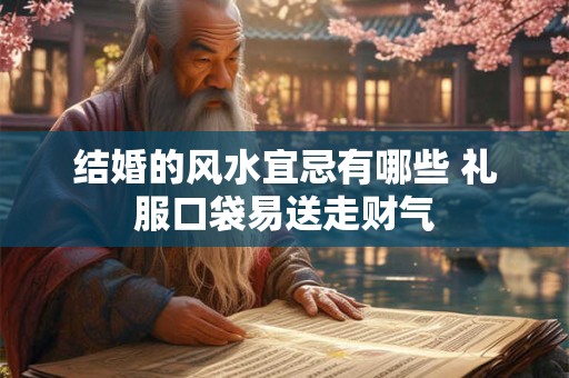 结婚的风水宜忌有哪些 礼服口袋易送走财气