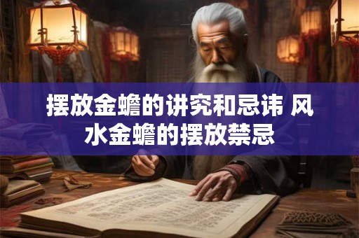 摆放金蟾的讲究和忌讳 风水金蟾的摆放禁忌