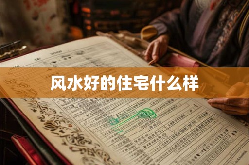 详细阅读:风水好的住宅什么样 风水好的住宅什么样