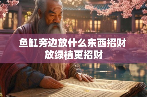 详细阅读:鱼缸旁边放什么东西招财 放绿植更招财 鱼缸旁边放什么东西招财 放绿植更招财
