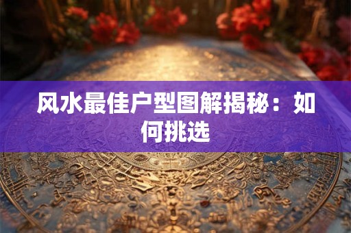 风水最佳户型图解揭秘：如何挑选
