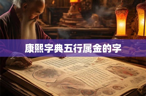 康熙字典五行属金的字