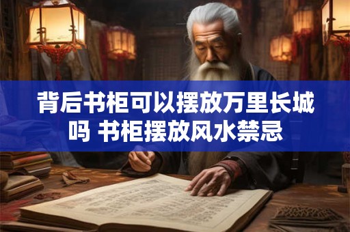 背后书柜可以摆放万里长城吗 书柜摆放风水禁忌