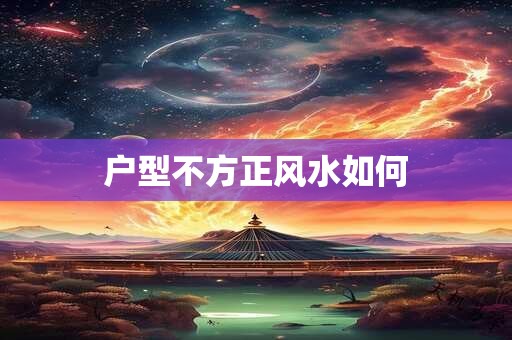 户型不方正风水如何