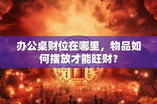 办公桌财位在哪里，物品如何摆放才能旺财？