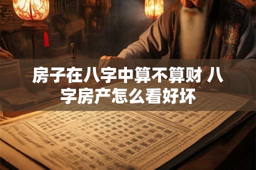 房子在八字中算不算财 八字房产怎么看好坏