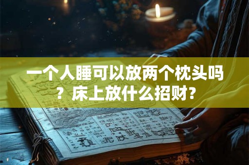 一个人睡可以放两个枕头吗？床上放什么招财？