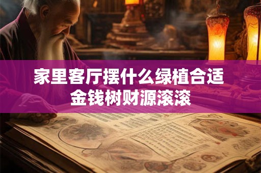 家里客厅摆什么绿植合适 金钱树财源滚滚