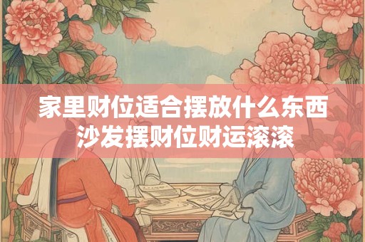 家里财位适合摆放什么东西 沙发摆财位财运滚滚