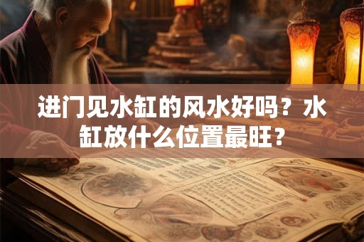进门见水缸的风水好吗？水缸放什么位置最旺？