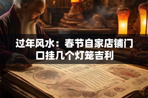 过年风水：春节自家店铺门口挂几个灯笼吉利