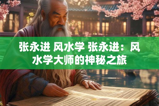 张永进 风水学 张永进：风水学大师的神秘之旅