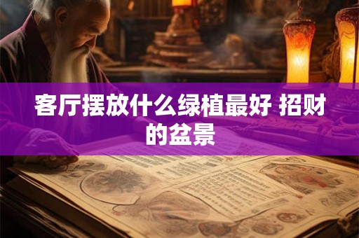 客厅摆放什么绿植最好 招财的盆景