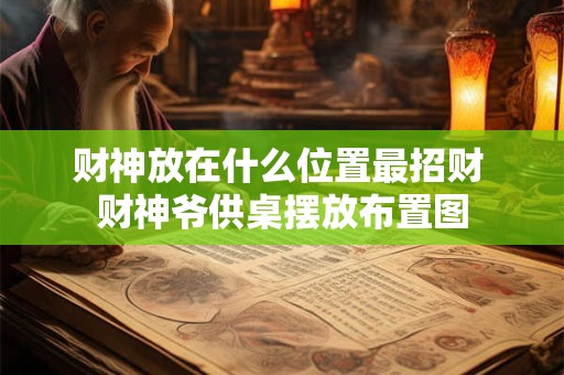 财神放在什么位置最招财 财神爷供桌摆放布置图