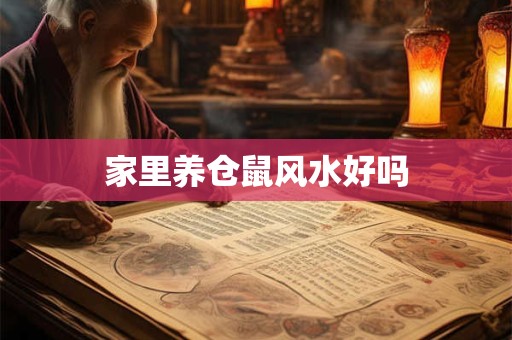 家里养仓鼠风水好吗