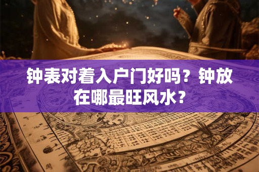 钟表对着入户门好吗？钟放在哪最旺风水？