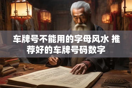 车牌号不能用的字母风水 推荐好的车牌号码数字