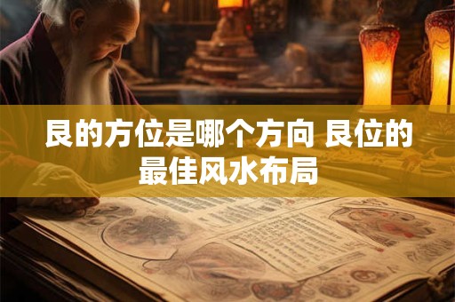 艮的方位是哪个方向 艮位的最佳风水布局