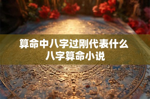 算命中八字过刚代表什么 八字算命小说