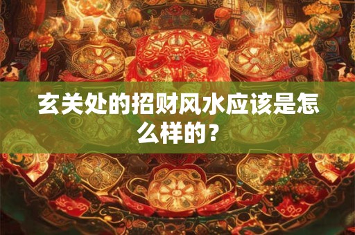 玄关处的招财风水应该是怎么样的？
