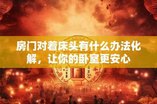 房门对着床头有什么办法化解，让你的卧室更安心