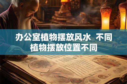 办公室植物摆放风水  不同植物摆放位置不同