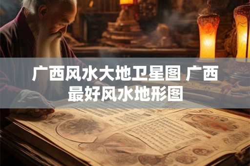 广西风水大地卫星图 广西最好风水地形图