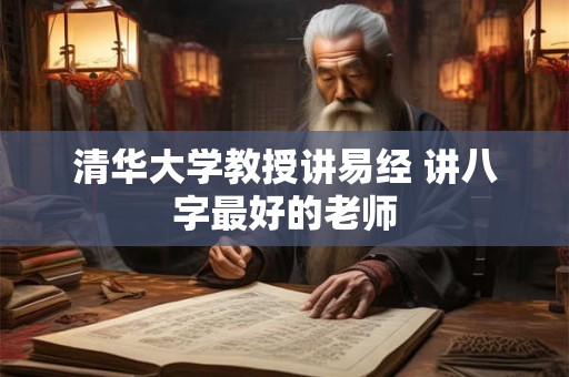 清华大学教授讲易经 讲八字最好的老师