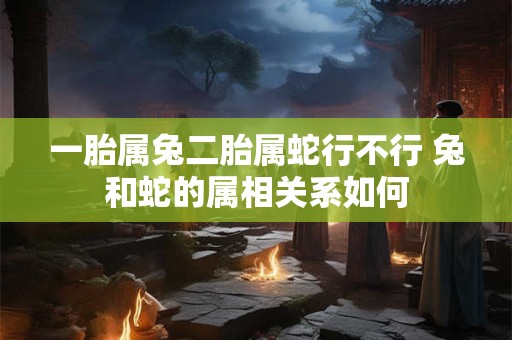 一胎属兔二胎属蛇行不行 兔和蛇的属相关系如何
