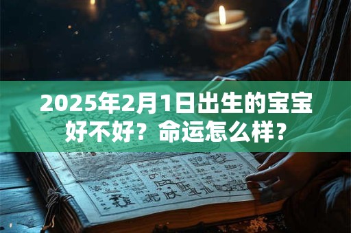 2025年2月1日出生的宝宝好不好？命运怎么样？