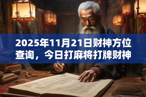 2025年11月21日财神方位查询，今日打麻将打牌财神方位