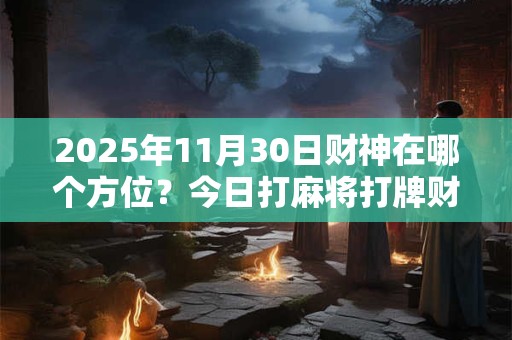 2025年11月30日财神在哪个方位？今日打麻将打牌财运方位